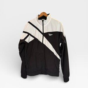 Reebok Classic Full-Zip Big Logo Windbreaker Jacket